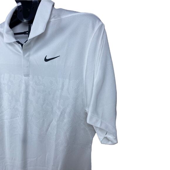 Nike Dri-FIT Victory White Tennis Polo Shirt Men’s Medium | Athletic Golf Top - Picture 4 of 9